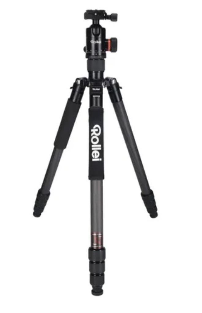 Rollei Statief C6i Carbon black, Gebruikt, 150 tot 175 cm, Met balhoofd, Ophalen of Verzenden
