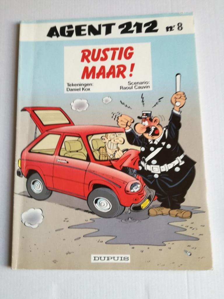 Agent 212 8: Rustig maar! Lodewijk - 1987 - 1ste druk, Eén stripboek, Ophalen of Verzenden, Gelezen