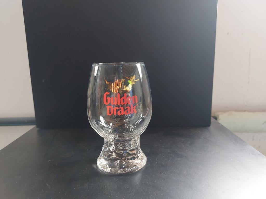 Degustatie glaasjes Gulden Draak, Ophalen of Verzenden, Zo goed als nieuw, Bierglas