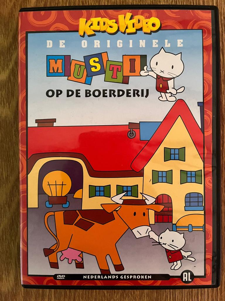 DVD Musti: Op de boerderij, Alle leeftijden, Ophalen of Verzenden, Zo goed als nieuw, Tekenfilm
