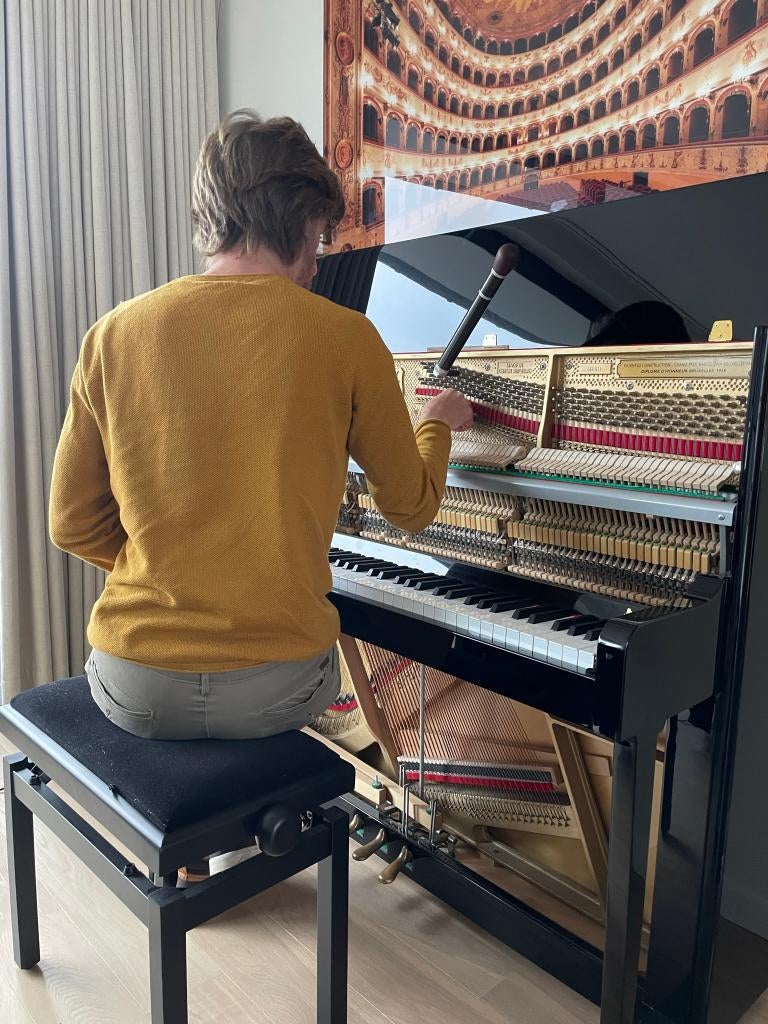 Akoestische Piano Petrof 118-II P Silent, Muziek en Instrumenten, Piano's, Ophalen, Zo goed als nieuw, Zwart, Piano