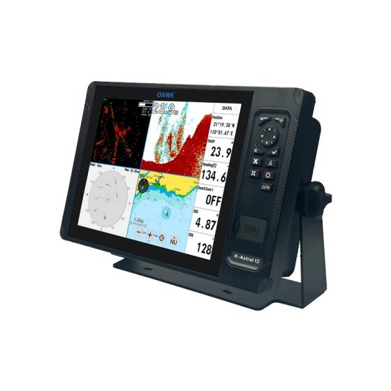 K-Astral 12" ONWA GPS Kaartplotter, Watersport en Boten, Navigatiemiddelen en Scheepselektronica, Nieuw, Kaartplotter of Fish Finder
