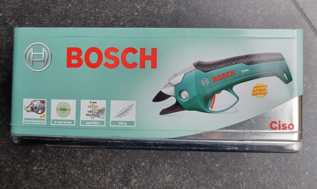 Bosch snoeischaar oplaadbaar, Ophalen, Gebruikt