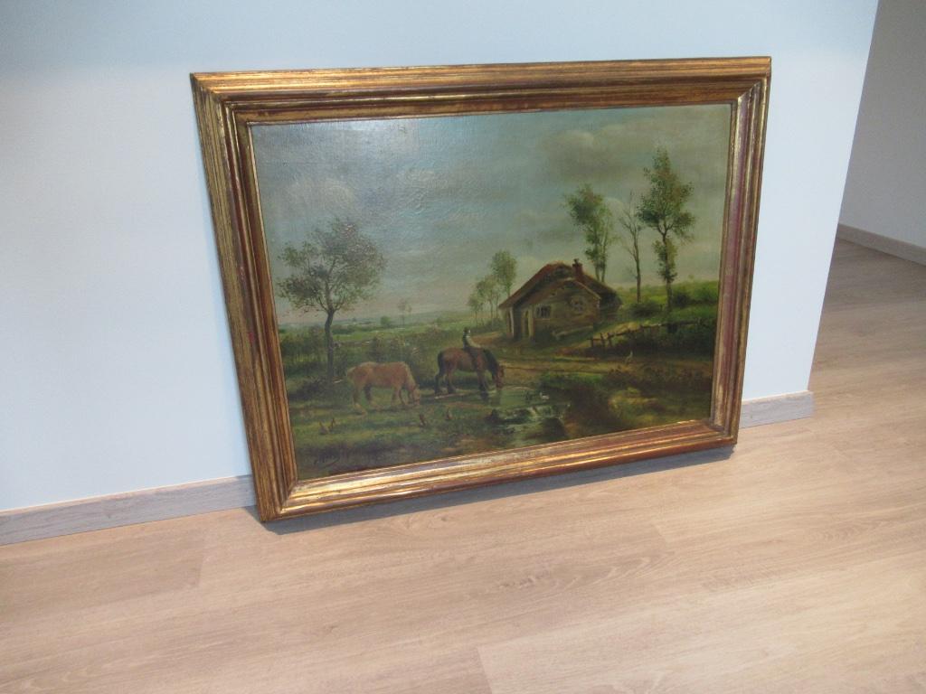 Très belle œuvre d'art de Paschal, Antiquités & Art, Art | Peinture | Classique, Enlèvement