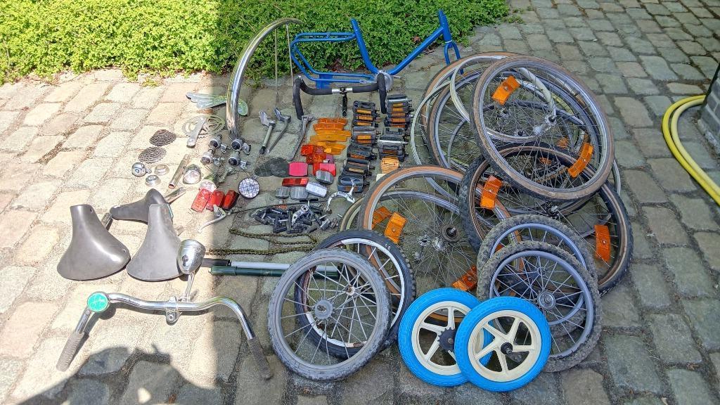 diverse  oudere fiets onderdelen, Enlèvement, Utilisé