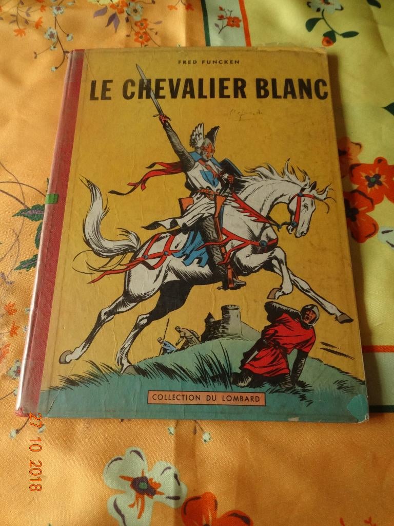 Le Chevalier Blanc - T1 - EO - 1956 - Fred Funcken - LOMBARD, Enlèvement ou Envoi, Une BD, Utilisé, L. et F. Funcken