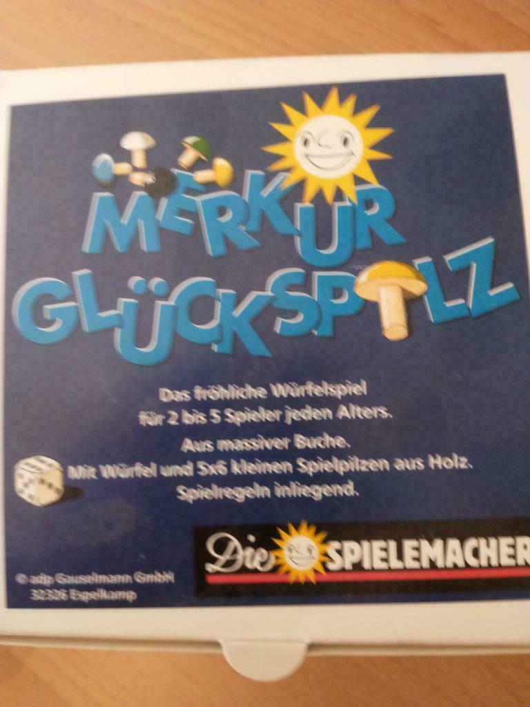 Jeu de dés Glückspilz - Merkur, 1 ou 2 joueurs, Enlèvement ou Envoi, Comme neuf, Merkur
