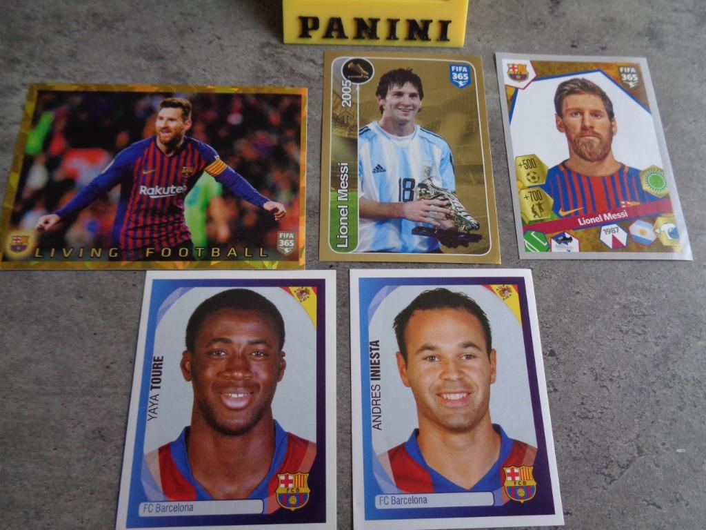 AUTOCOLLANTS PANINI FC BARCELONE   MESSI INIESTA  YAYA TOUR, Collections, Autocollants, Enlèvement ou Envoi