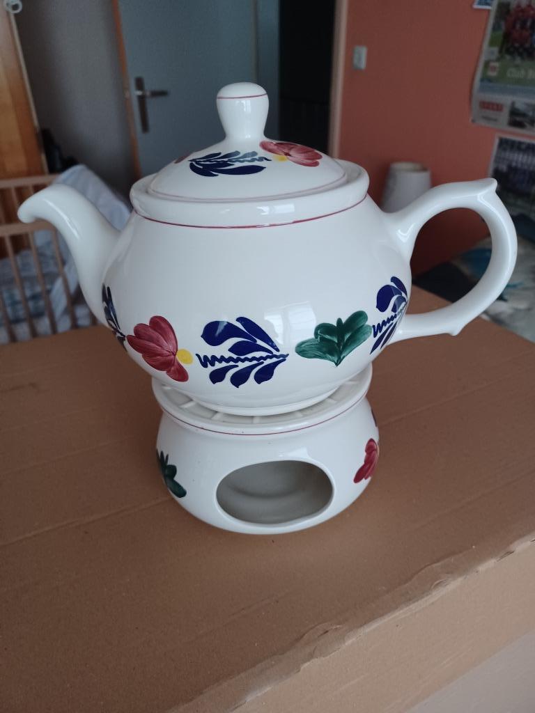 BOCH BOERENBONT THEEPOT +WARMTEHOUDER, Antiek en Kunst, Ophalen of Verzenden