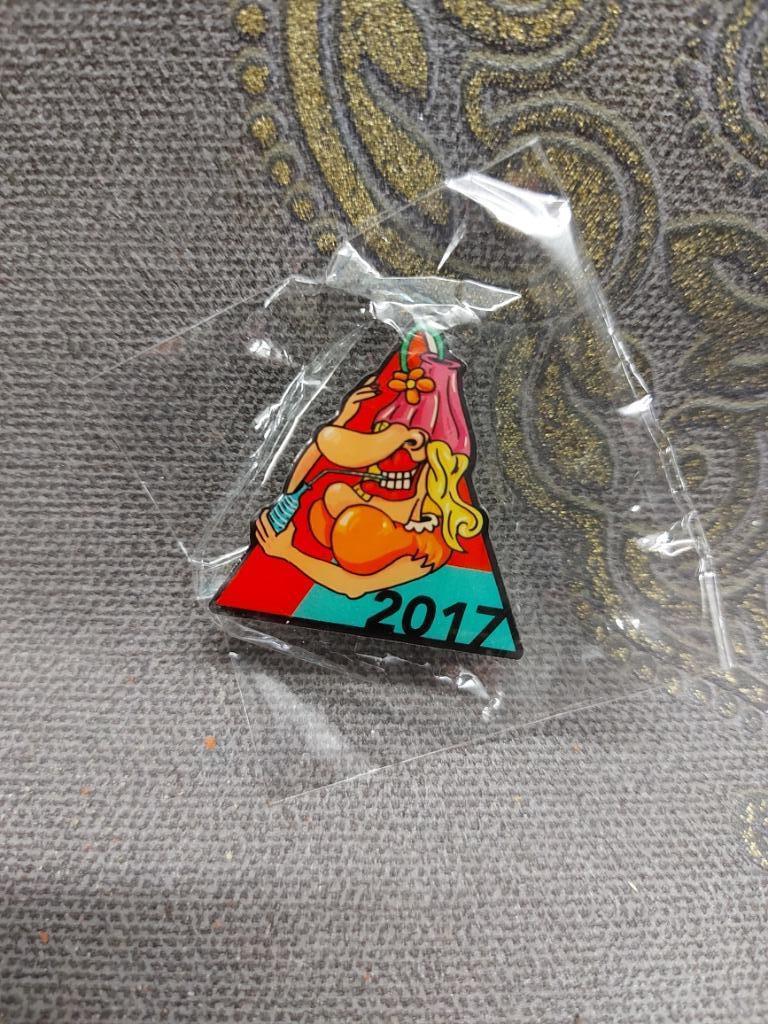Pin Oilsjt Carnaval Aalst 2017 Zjangsken, Ophalen of Verzenden, Zo goed als nieuw, Overige typen