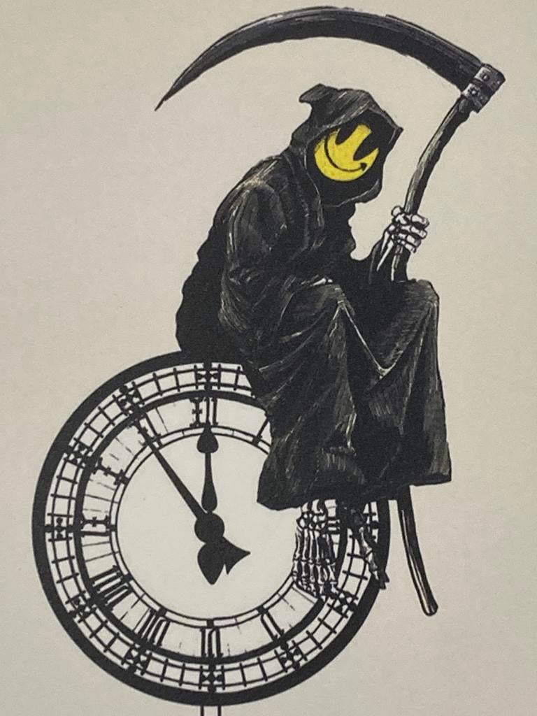 BANKSY : lithographie encadrée avec certificat, Enlèvement ou Envoi