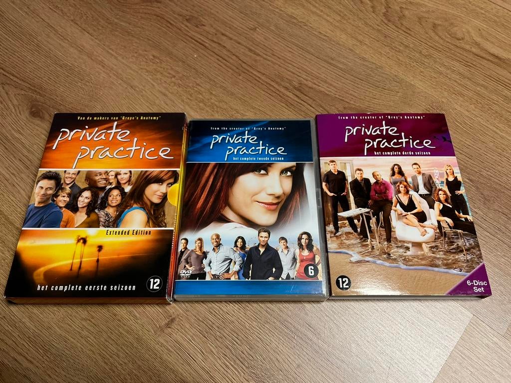 Eerste drie seizoenen private practice, Cd's en Dvd's, Vanaf 16 jaar, Ophalen of Verzenden, Zo goed als nieuw, Overige genres