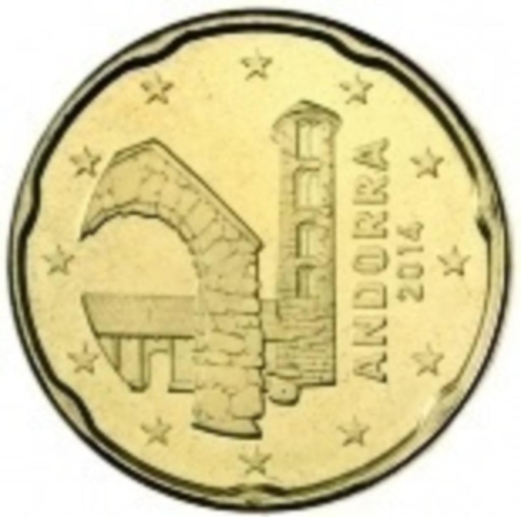 20 CENTIMES ANDORRE 2019, Ophalen, 20 cent, Losse munt
