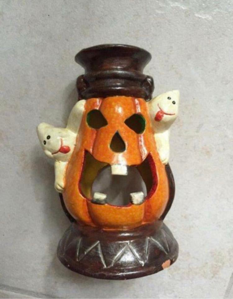 Theelichthouder Halloween, Ophalen of Verzenden, Gebruikt, Fantasy