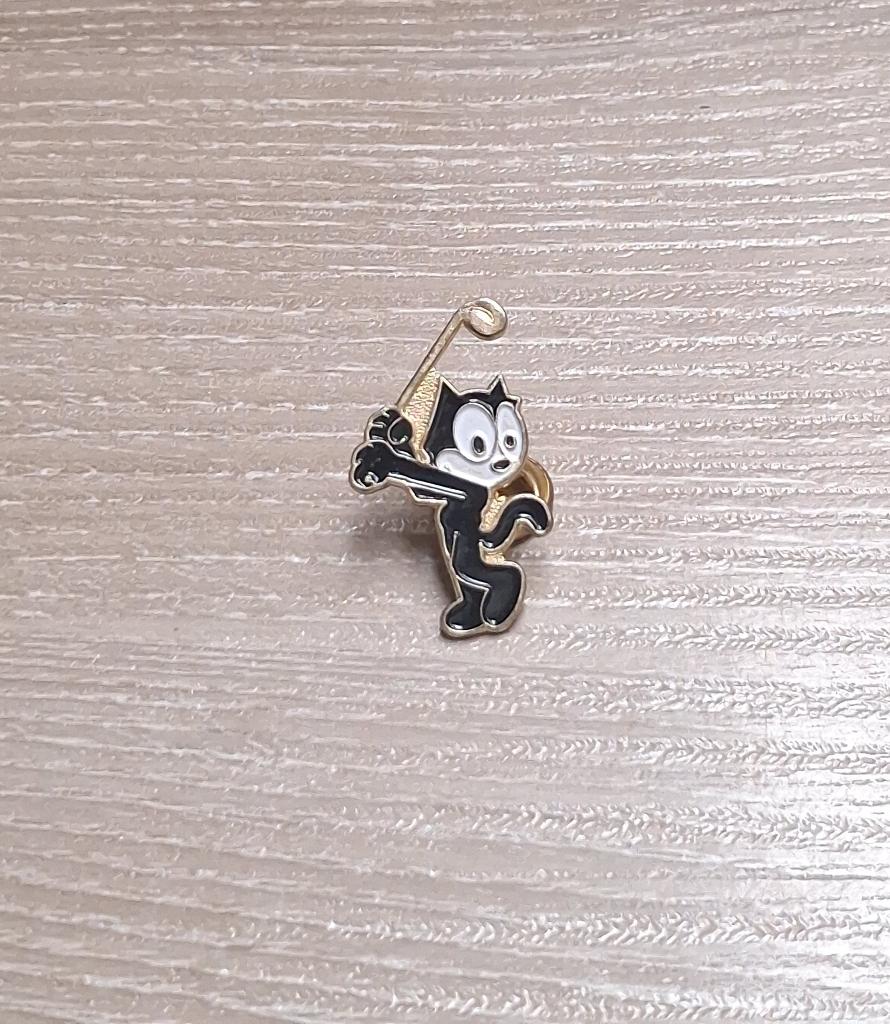 PIN - FELIX THE CAT - GOLF, Enlèvement ou Envoi, Utilisé, Figurine, Insigne ou Pin's
