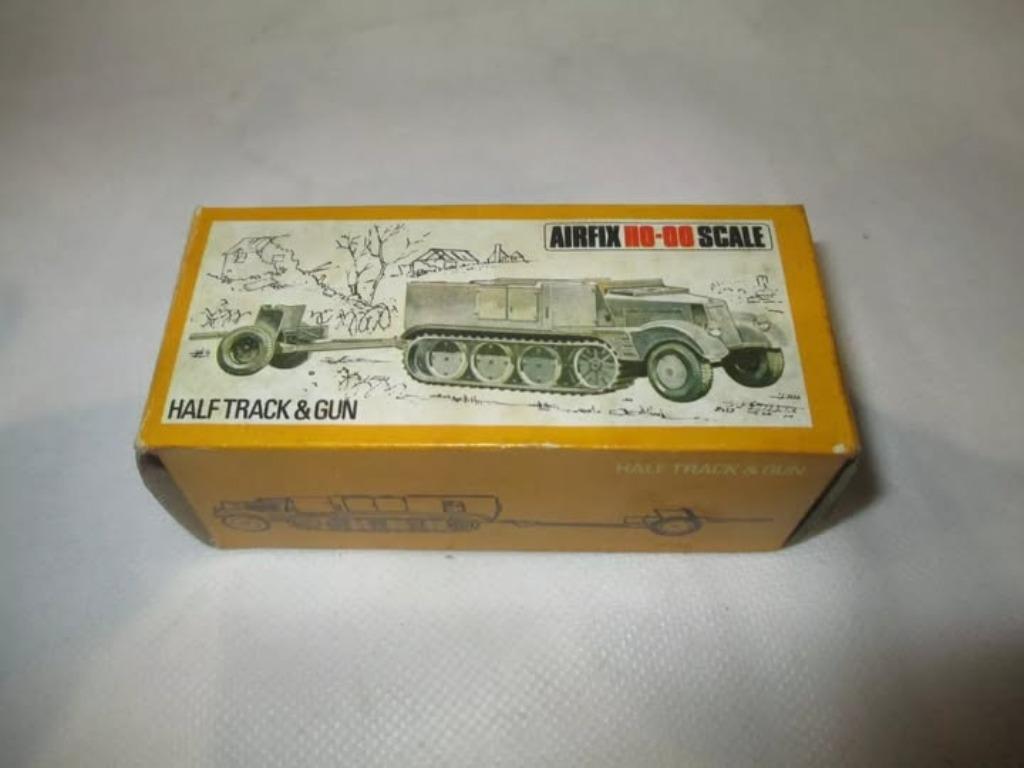 gezocht airfix halftrack and gun ho/oo, 1:50 of kleiner, Ophalen of Verzenden, Zo goed als nieuw, Truck