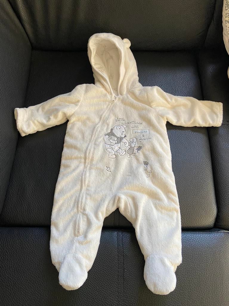 Winnie de Poeh baby winter jumpsuit 0-3 maanden, Zo goed als nieuw