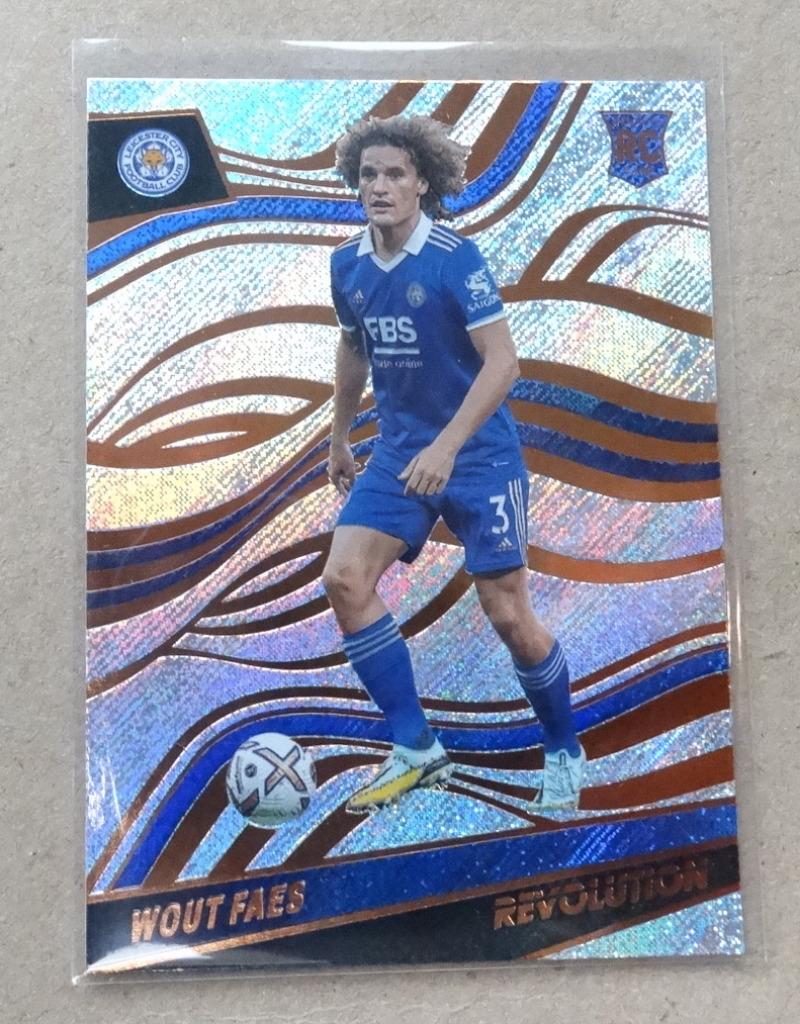 WOUT FAES RC 22-23 Panini Revolution Premier League Soccer, Verzenden, Zo goed als nieuw, Spelerskaart