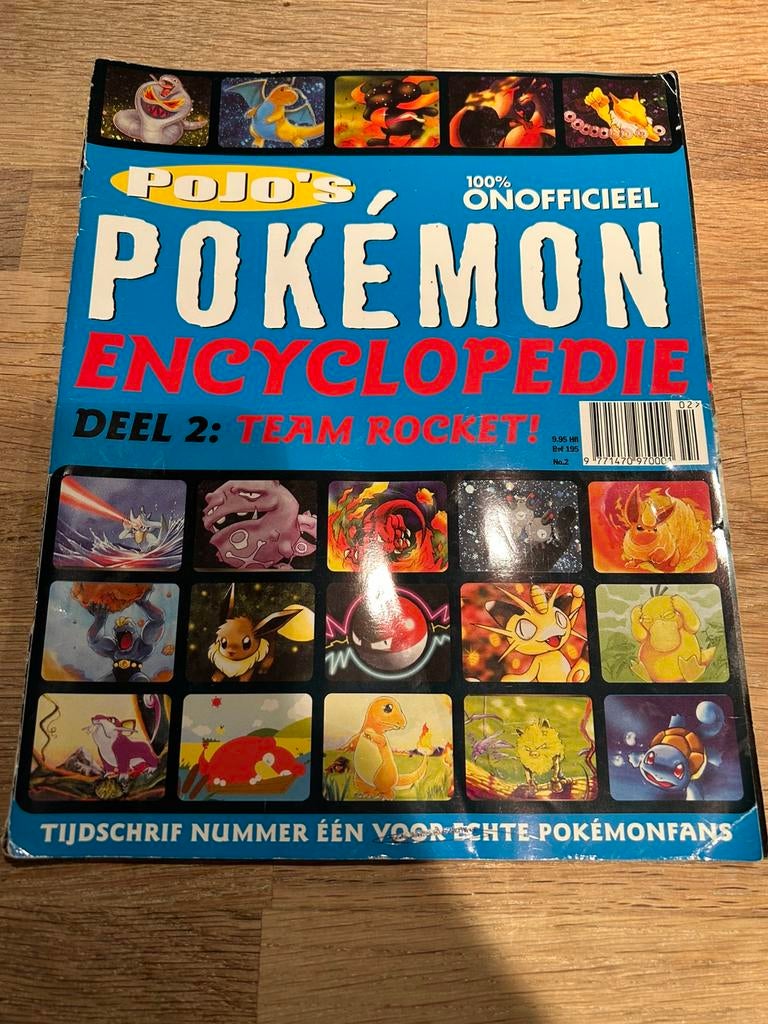 Pojo's Pokémon Encyclopedie: Deel 2 - Team Rocket, Ophalen, Gebruikt, Boek of Catalogus