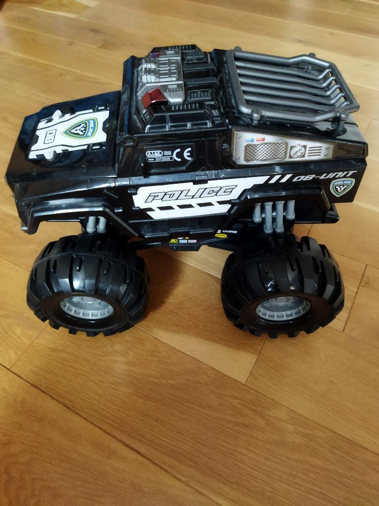 Gearbox XL monstertruck politiewagen, Enfants & Bébés, Enlèvement, Comme neuf