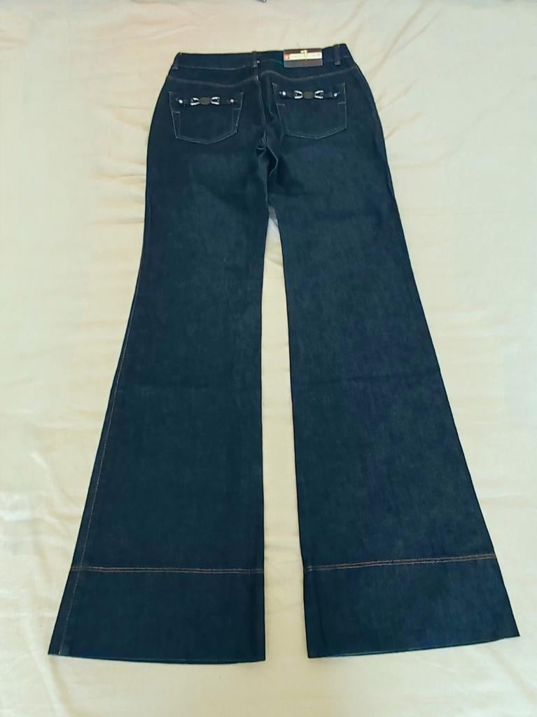TRUSSARDI JEANS FLARED JEANS NIEUW Maat 36, Kleding | Dames, Spijkerbroeken en Jeans, Zo goed als nieuw, Blauw, Ophalen of Verzenden