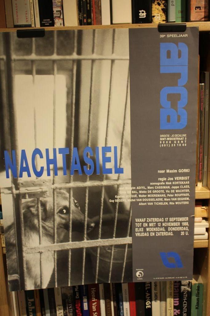 **NACHTHASIEL** naar Maxim GORKI regie Jos VERBIST affiche, Enlèvement ou Envoi