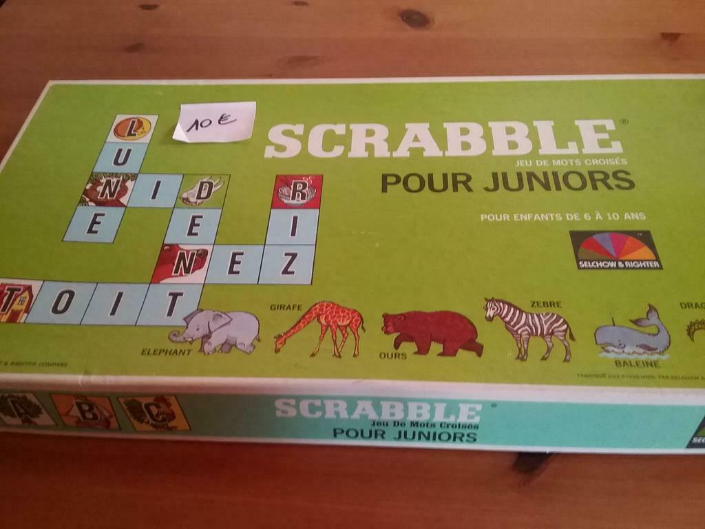scrabble game voor 6 tot 10 jaar oud uit 1971 in zeer goede, Hobby en Vrije tijd, Ophalen of Verzenden, Gebruikt