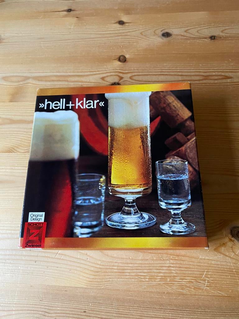 Set van 2 bierglazen en 2 schnapsglazen van Schott Zwiesel, Enlèvement, Comme neuf