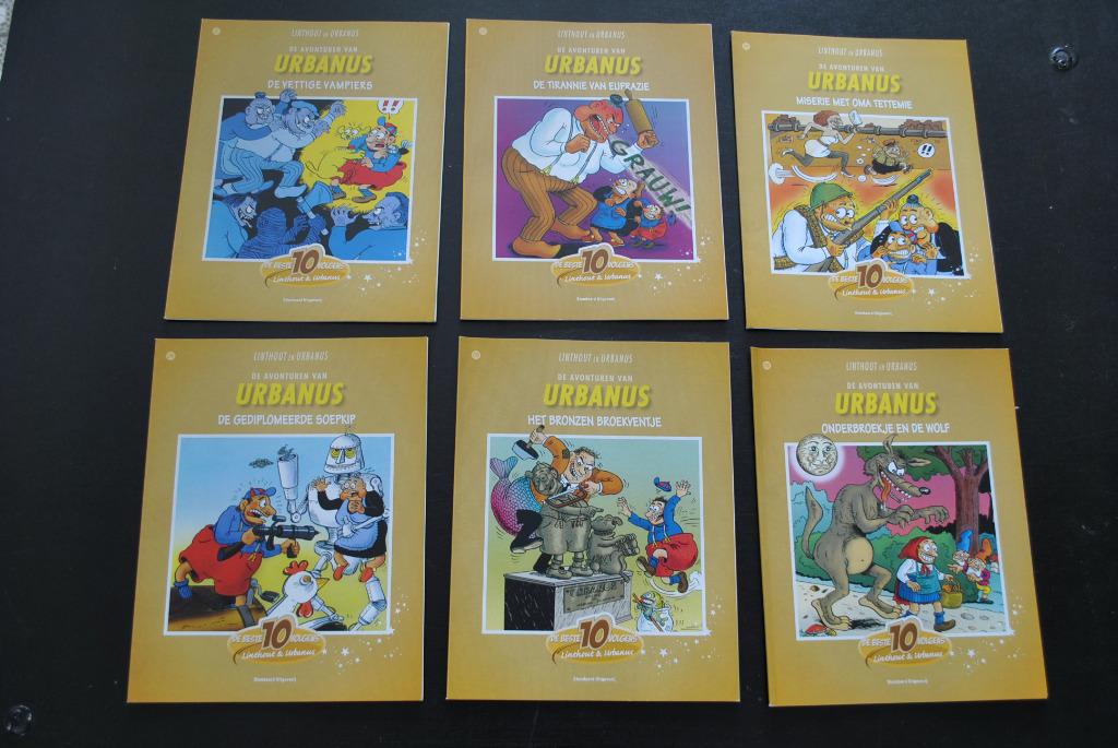 Complete collectie DE BESTE 10 VOLGENS Avonturen van URBANUS, Boeken, Stripverhalen, Meerdere stripboeken, Ophalen of Verzenden