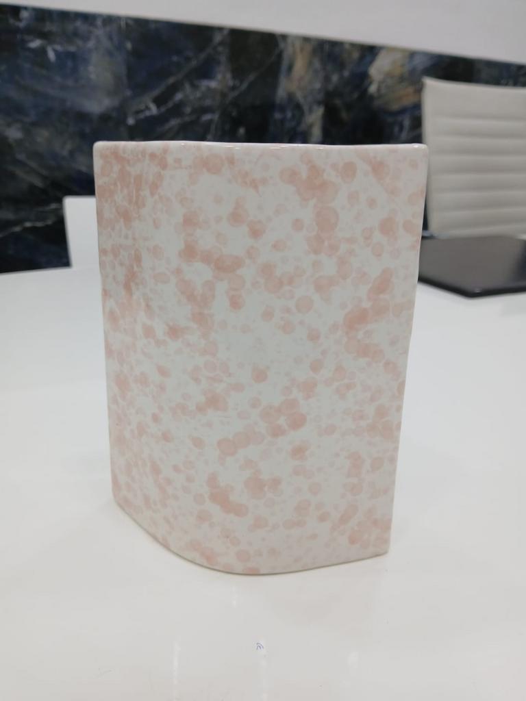 Vase rose poudré maison Belge DAMMAN brugge, Enlèvement ou Envoi