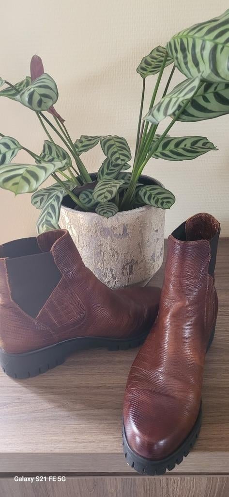 Bottines en cuir Sweet Lemon p 41, Enlèvement, Comme neuf