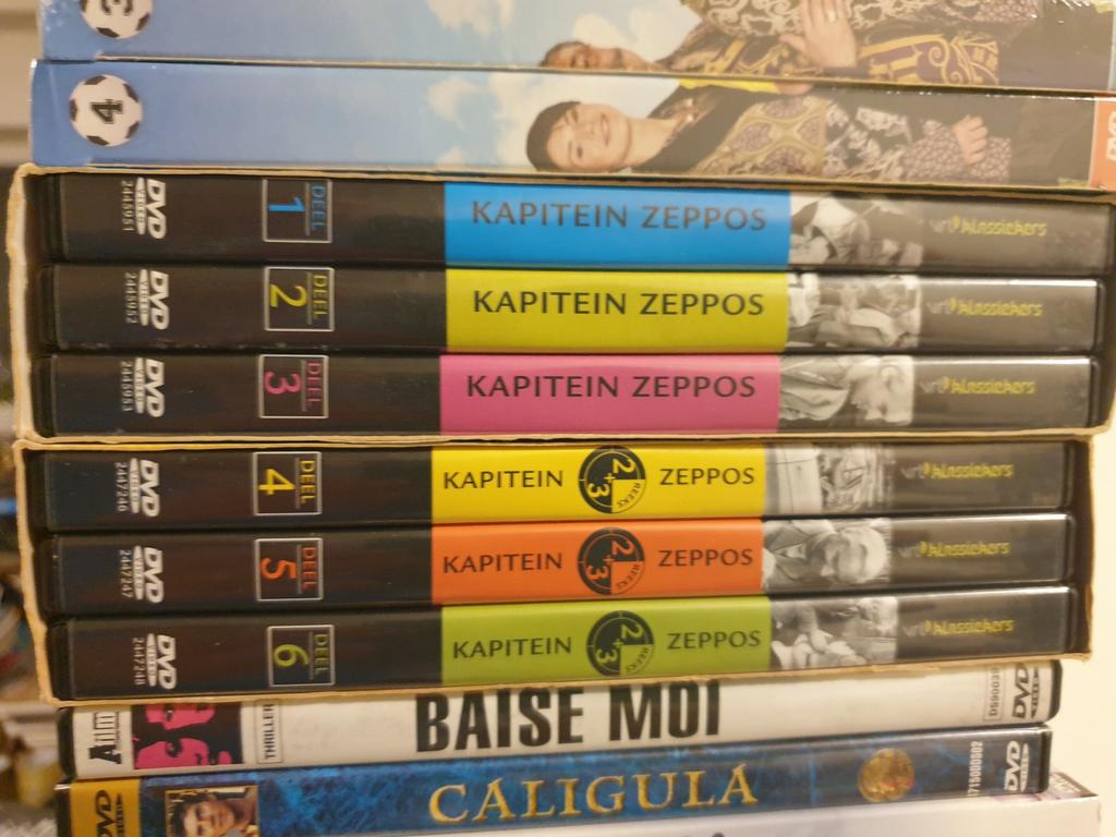 Kapitein Zeppos compleet  DVD, Enlèvement ou Envoi, Comme neuf