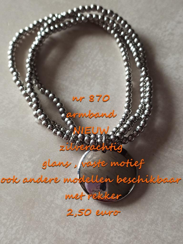 870. Juweel : armband , NIEUW , @LAATSTE STUK@ , verzending, Handtassen en Accessoires, Armbanden, Nieuw, Overige materialen, Overige kleuren