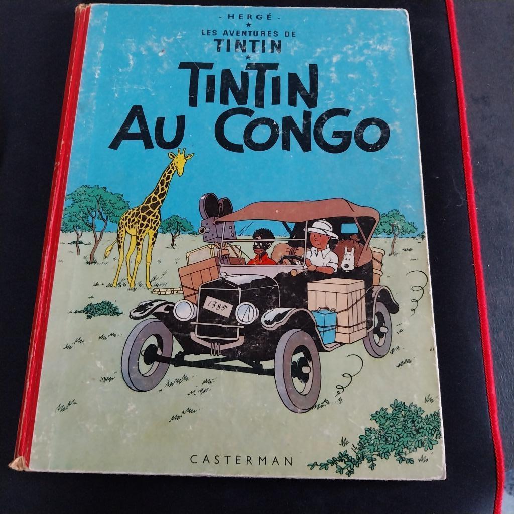 BD TINTIN " TINTIN AU CONGO"édition 1960, Une BD, Enlèvement, Utilisé, Hergé