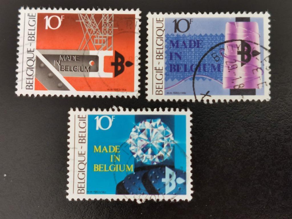 Belgie 1983 - Belgische export, made in Belgium, diamant, Ophalen of Verzenden, Gestempeld