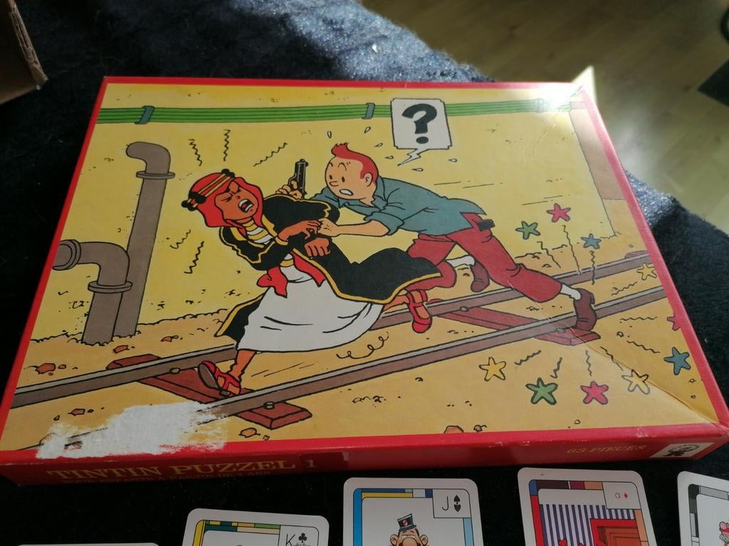 Oude puzzel kuifje tintin, Envoi, Tintin