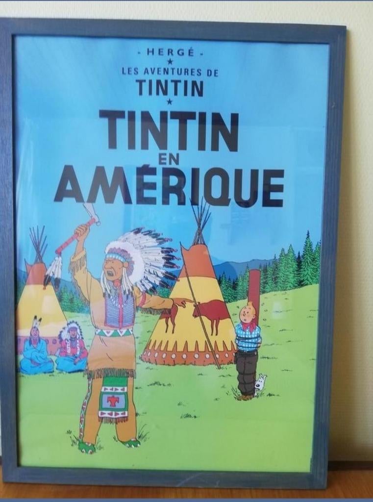 Affiche TINTIN, Enlèvement, Comme neuf