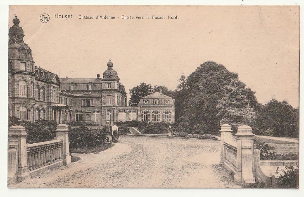 Houyet Château d'Ardenne Entrée vers la façade Nord, Envoi, Non affranchie, Namur