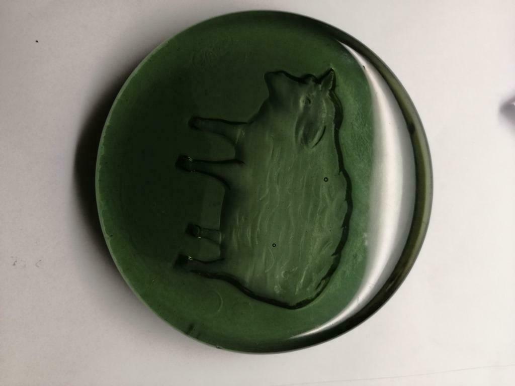 ancien moule à biscuit en verre figure de mouton, Enlèvement ou Envoi