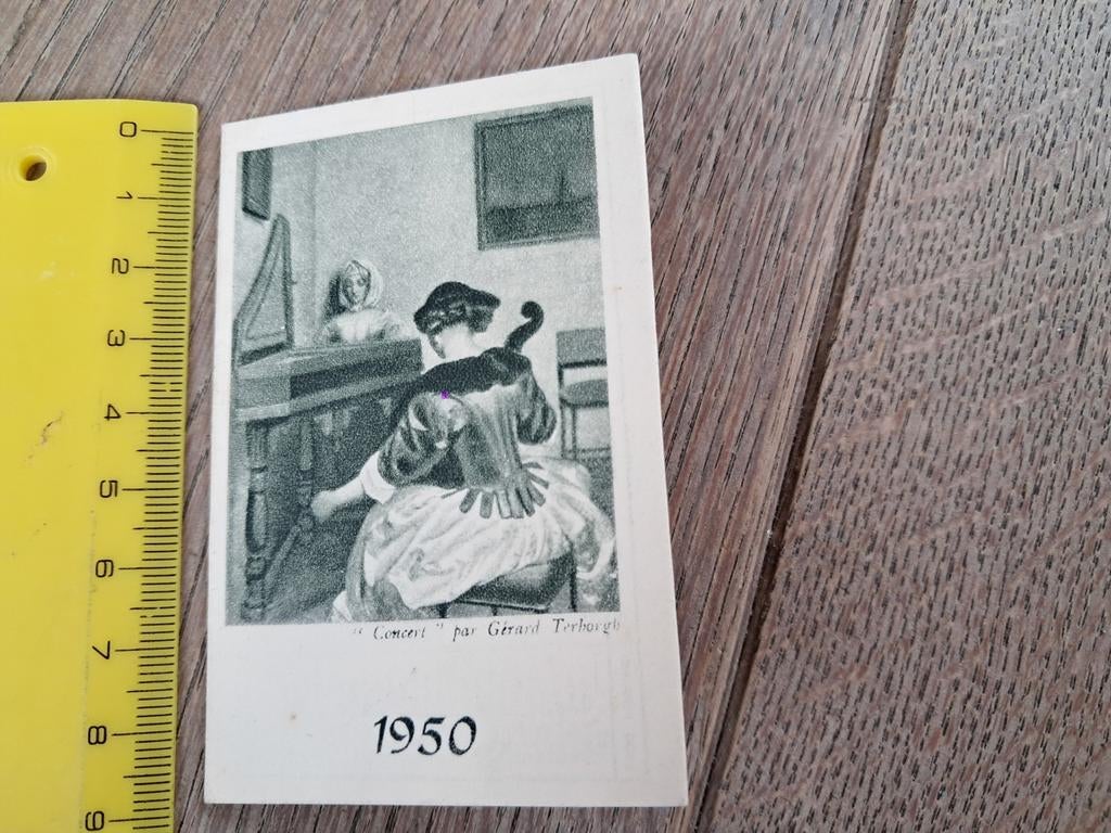 Zakkalendertje 1950, drukkerij De Meester Oudenaarde, Verzamelen, Ophalen of Verzenden, Zo goed als nieuw