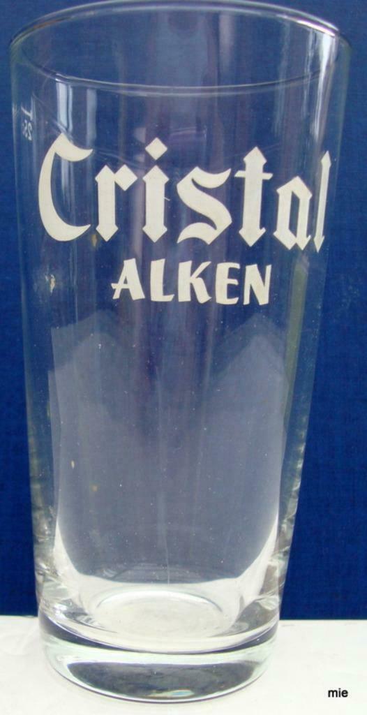 Bier brouwerij glas  Alken Limburg, Verzamelen, Ophalen of Verzenden, Zo goed als nieuw, Bierglas