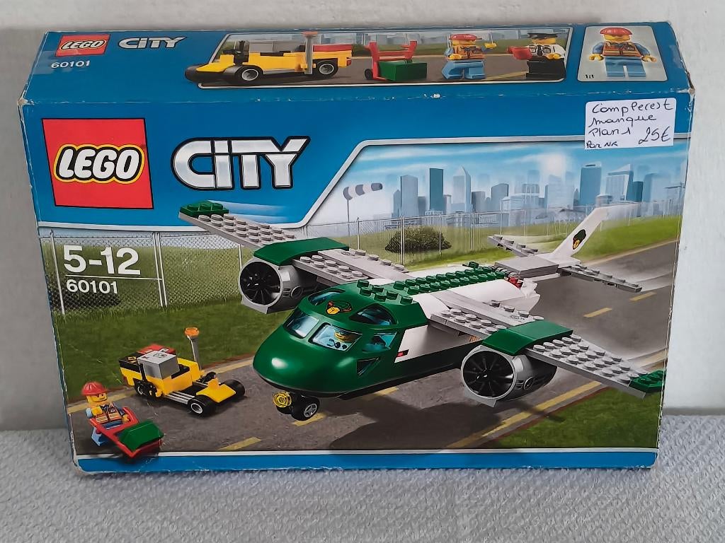 Lego City 60101 vrachtvliegtuig, Ophalen of Verzenden, Gebruikt, Lego
