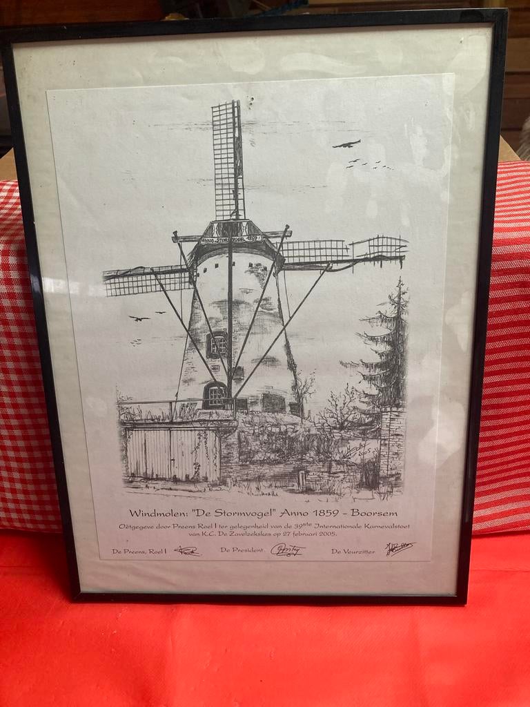 Set van 3 kaders, Ophalen