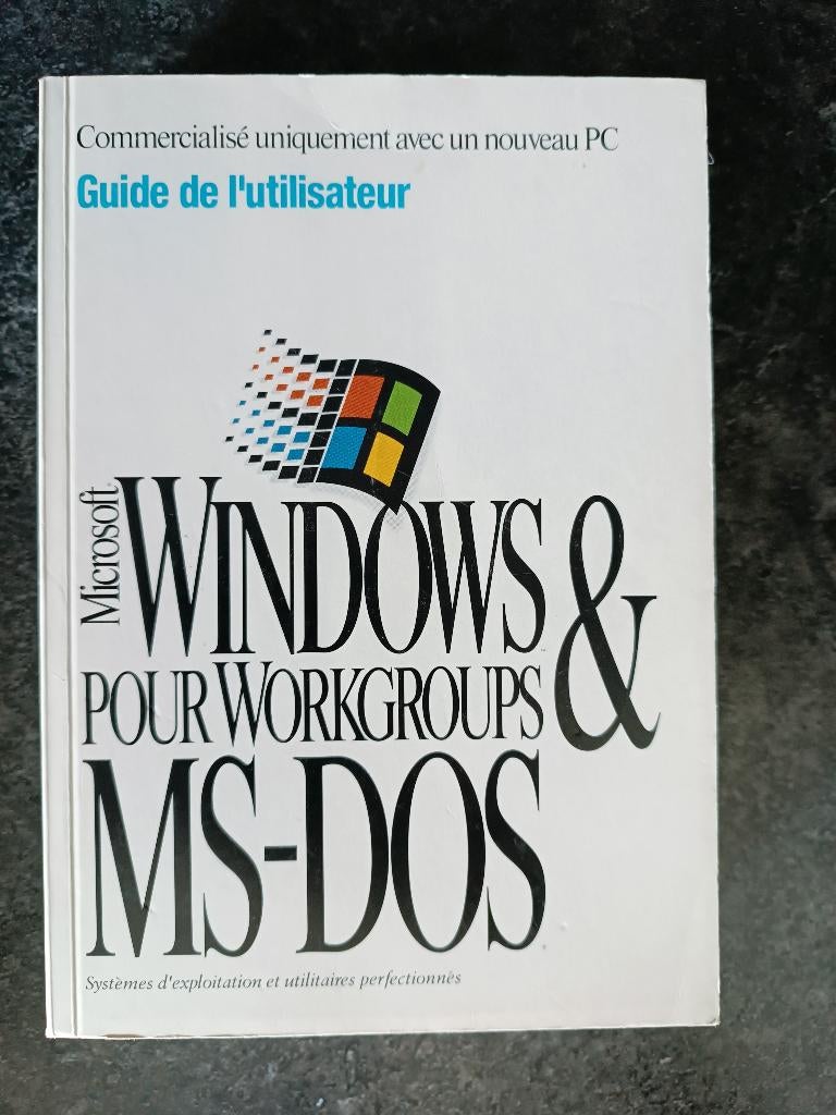 Vintage Windows & MS-DOS gebruikershandleiding, Computers en Software, Ophalen of Verzenden, Gebruikt, Windows