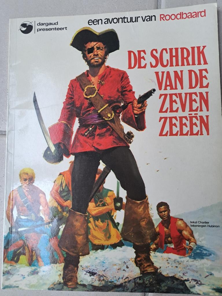 Strip - Roodbaard - De schrik van de zeven zeeën, Boeken, Gelezen, Eén stripboek, Ophalen of Verzenden, J.M. Charlier ☆ V. Hubinon