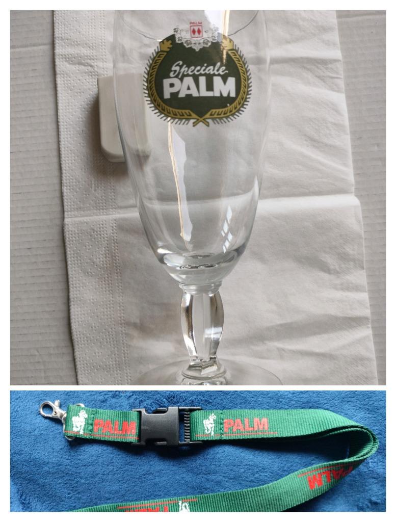 Speciaal Palm Speciale glas + lanyard, Verzamelen, Ophalen of Verzenden, Zo goed als nieuw, Glas of Glazen, Palm