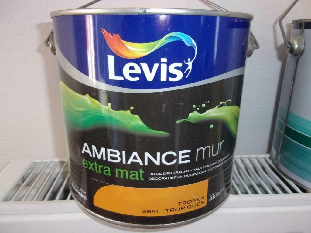 blikken LEVIS  NIEUW, Geel, Nieuw, Ophalen of Verzenden, Verf
