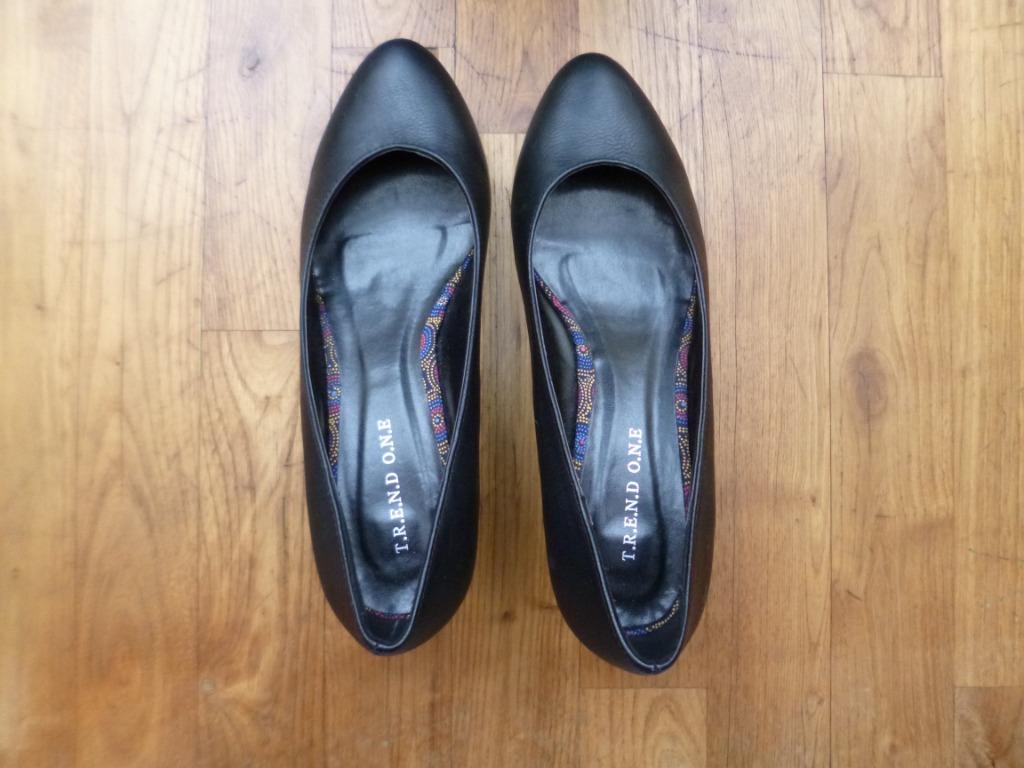 Zwarte pumps maat 39. Trend One., Pumps, Zwart, Ophalen of Verzenden, Trend One
