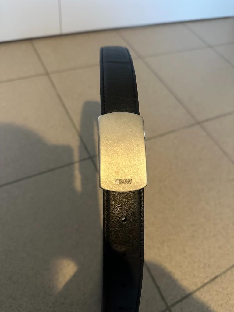 Ceinture BMW noire, Neuf, Cuir véritable, Enlèvement ou Envoi, Moins de 3 cm