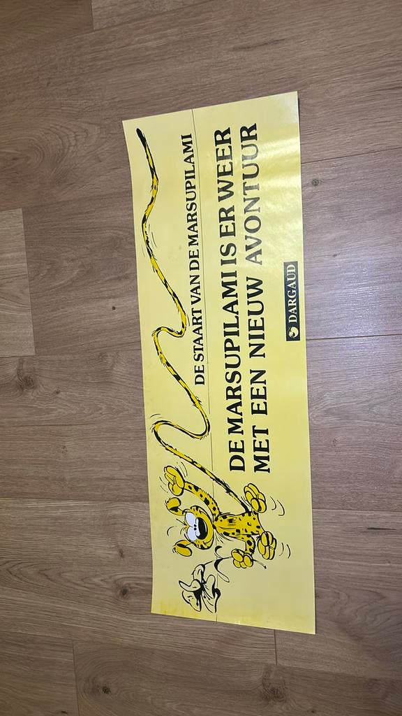 Affiche marsupilami franquin 1987, Enlèvement ou Envoi, Comme neuf